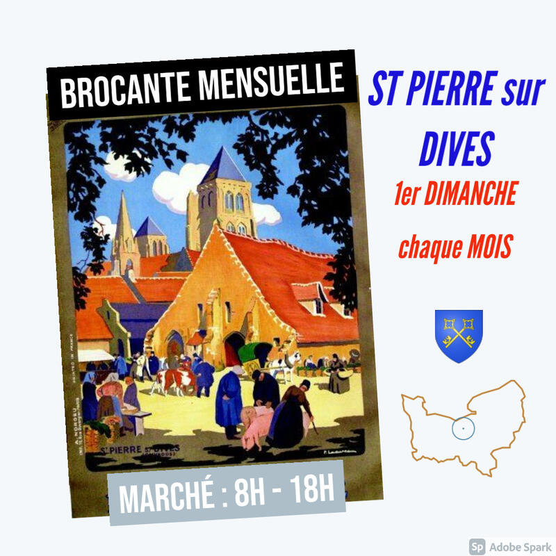 Marché mensuel d'antiquités - brocante