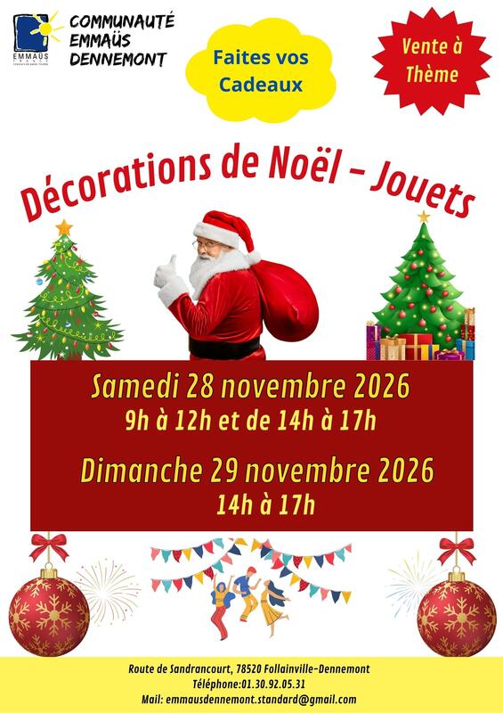 Vente à thème solidaire noel