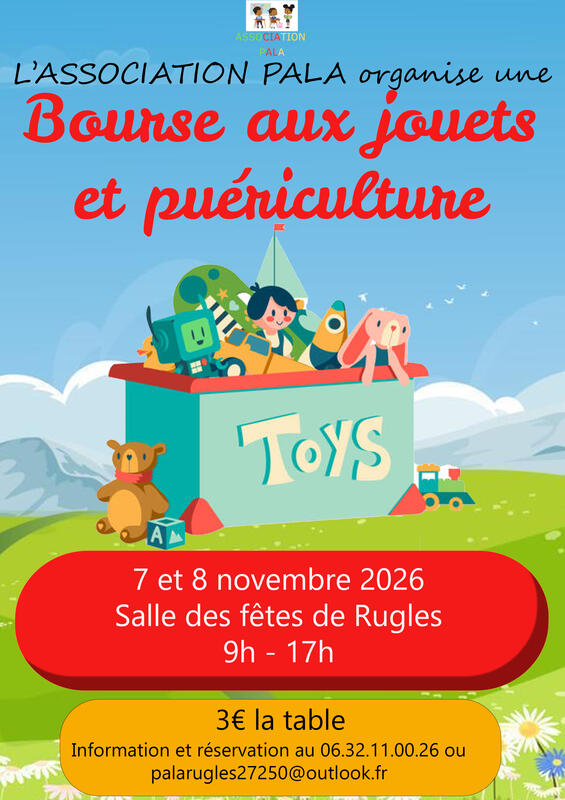 Bourse aux jouets - puériculture