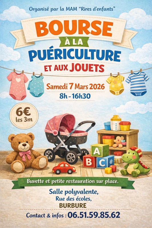 Bourse à la puériculture et aux jouets