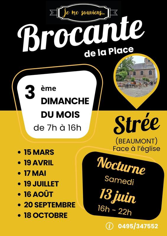 Brocante de la place de strée