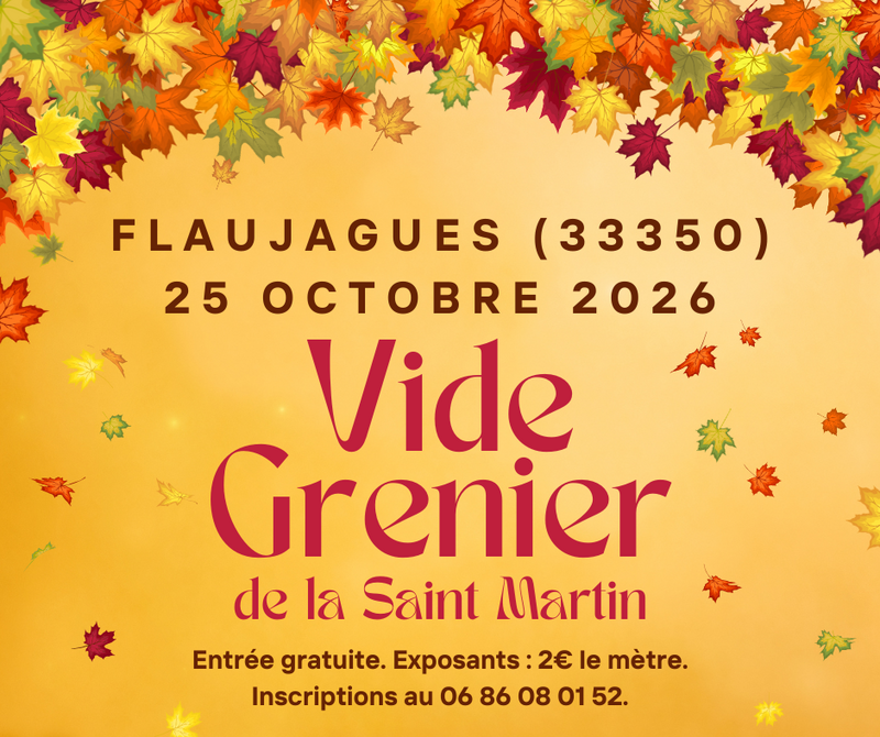 Vide grenier de la saint martin