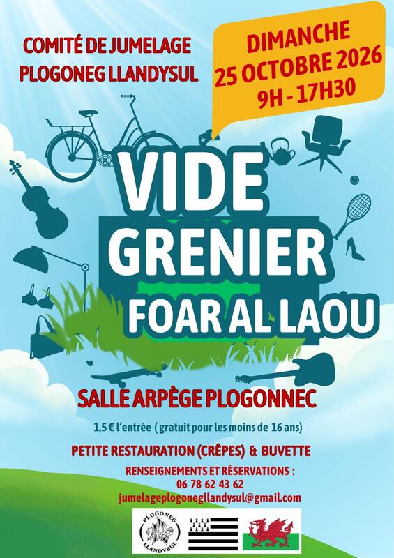 Vide-grenier du comité de jumelage plogonec- llandysul