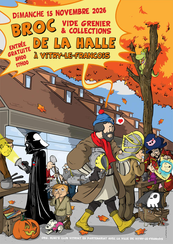 Broc de la halle d'automne - brocante et collections