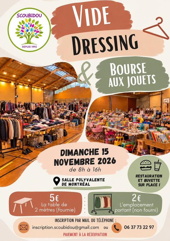 Bourse aux jouets et vide dressing
