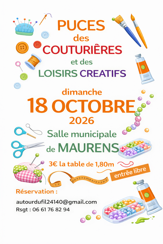 Puces des couturières et des loisirs créatifs