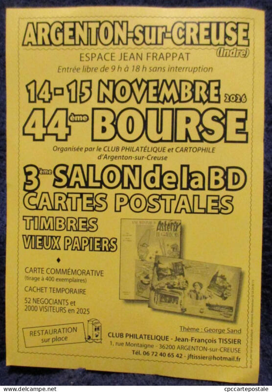 44 ème bourse de cartes postales / timbres / vieux papiers --3 ème salon de la bd
