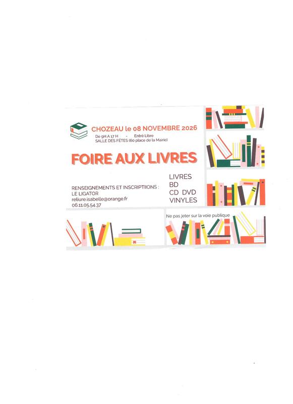 2ème foire aux livres, bd, cd, dvd, vinyles