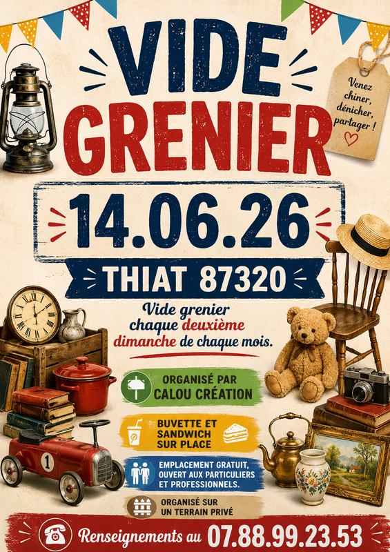 Vide grenier mensuel