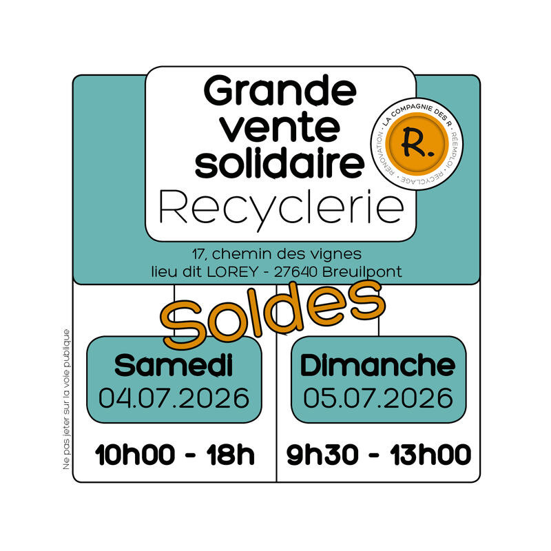 Vente solidaire mensuelle
