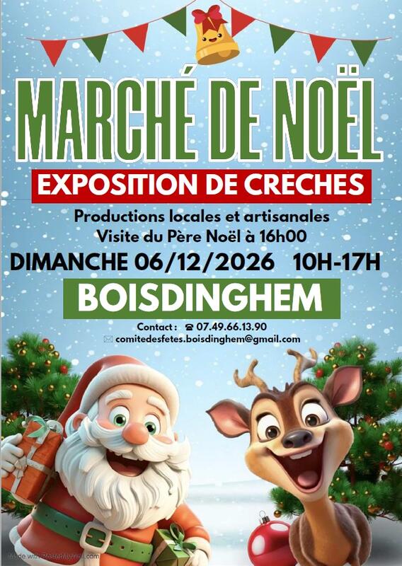Marché de noël et exposition de crèches