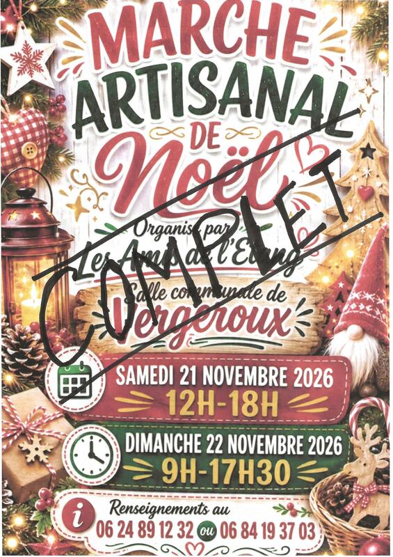 Marché artisanal de noël