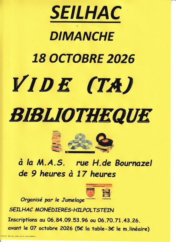 Vide ta bibliothèque