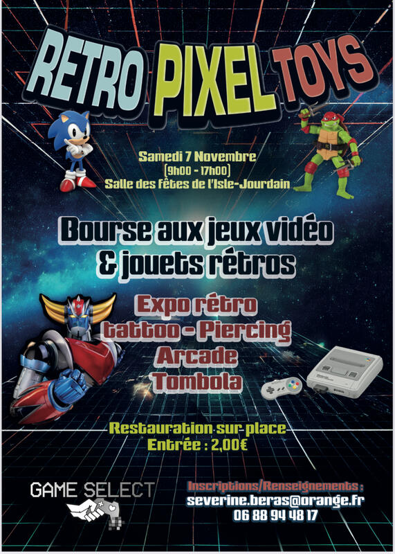 Bourse aux jeux vidéo et jouets rétros