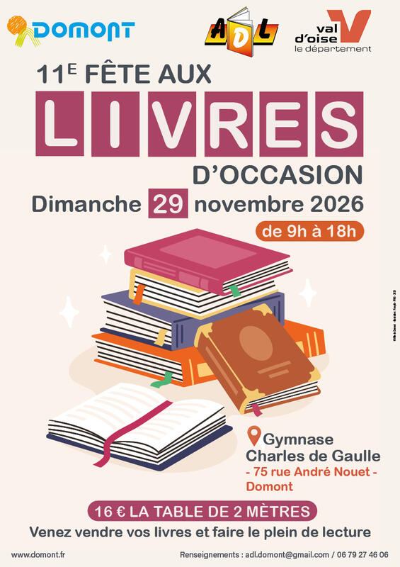 Fête aux livres d'occasion 2026