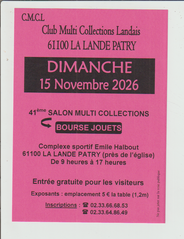 Bourse collections-brocantes-jouets