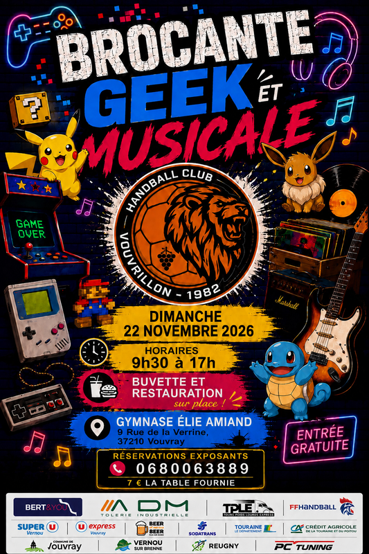 Brocante geek et musicale