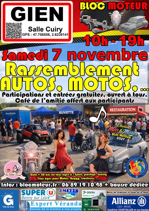 Rassemblement autos, motos, buggy