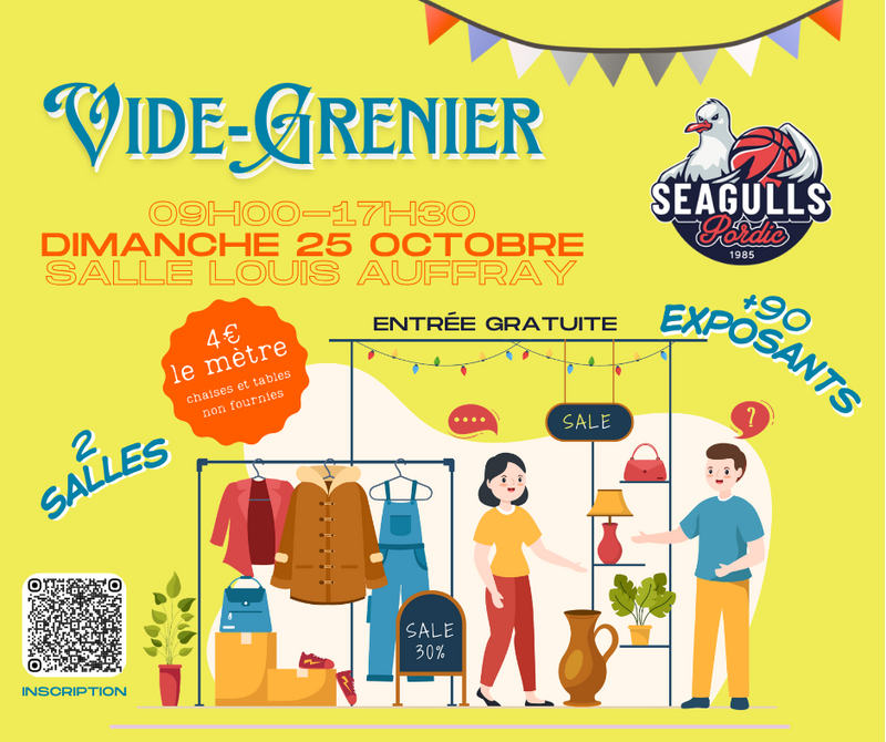 Vide grenier du basket ball pordic