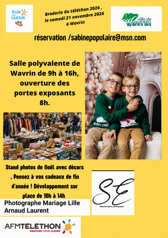 Braderie du téléthon