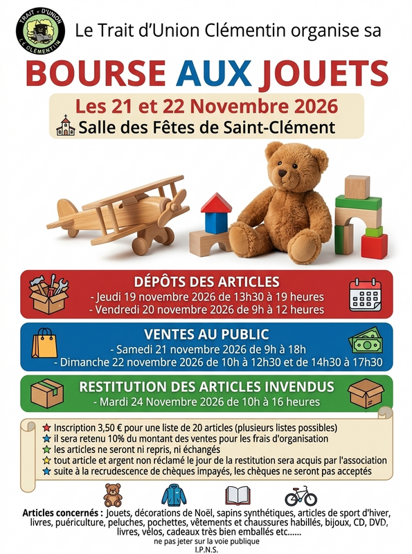 Bourse aux jouets