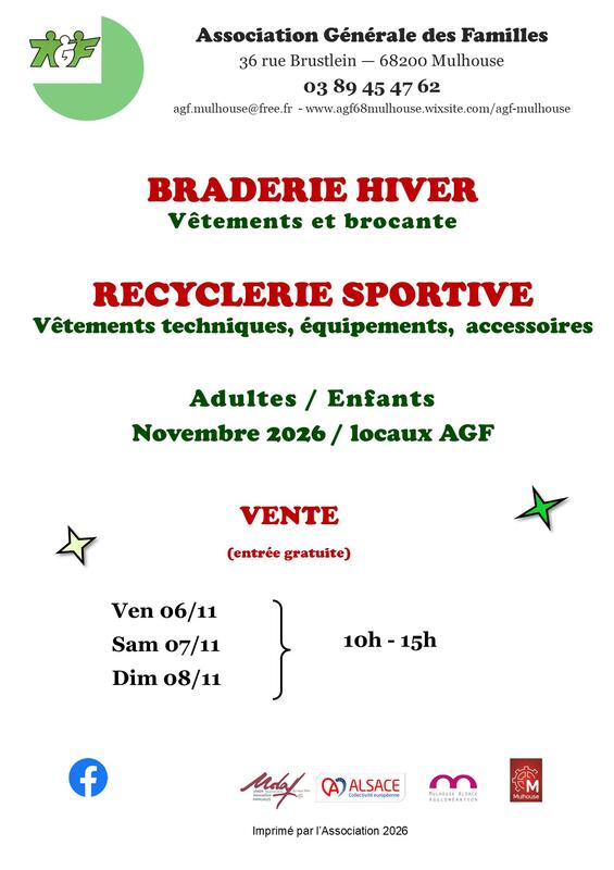 Braderie d'hiver vêtements et brocante