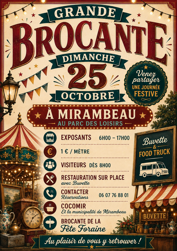 Brocante de la fête foraine
