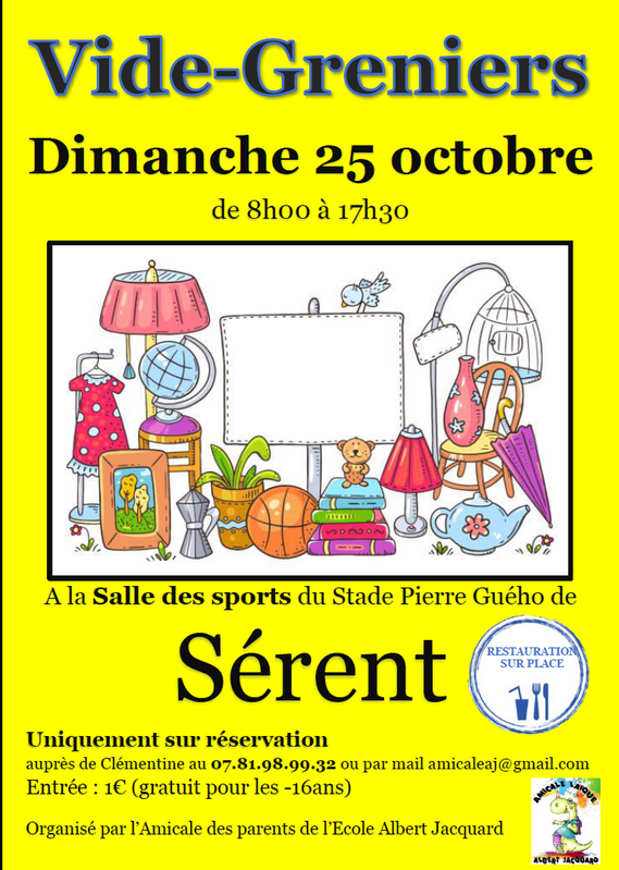Vide-greniers de l'école albert jacquard