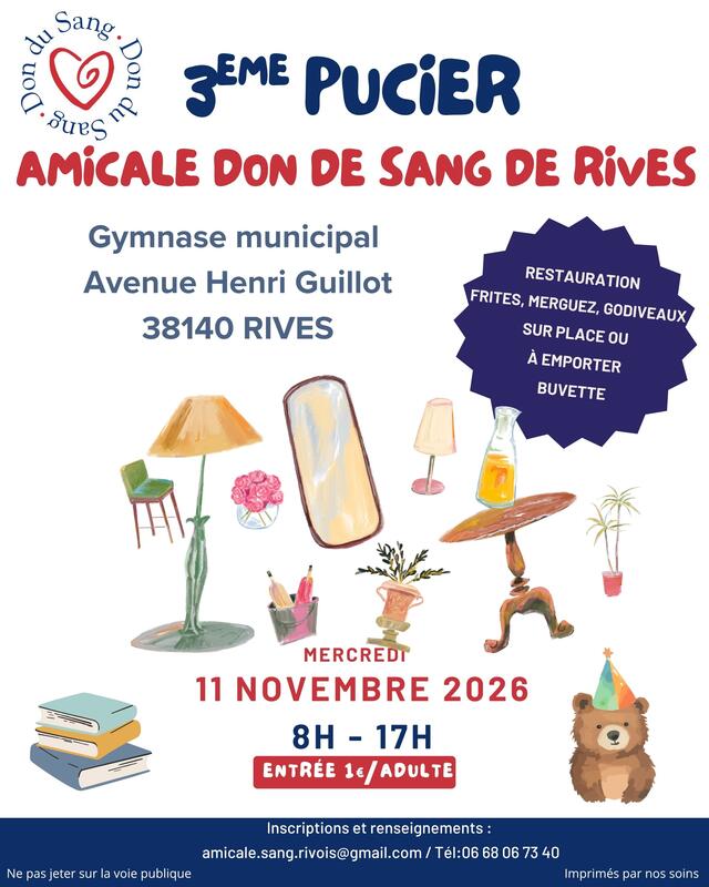 3e pucier de l'amicale du don de sang de rives