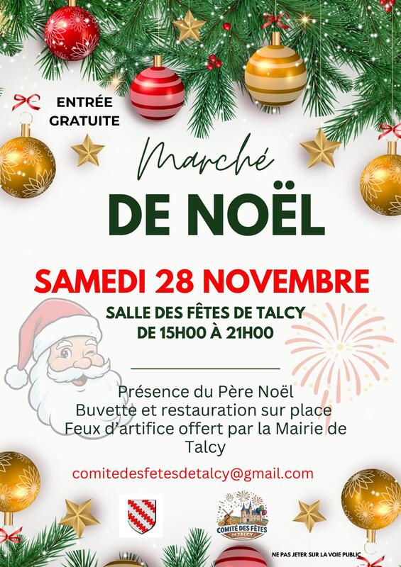 Marché de noël de talcy