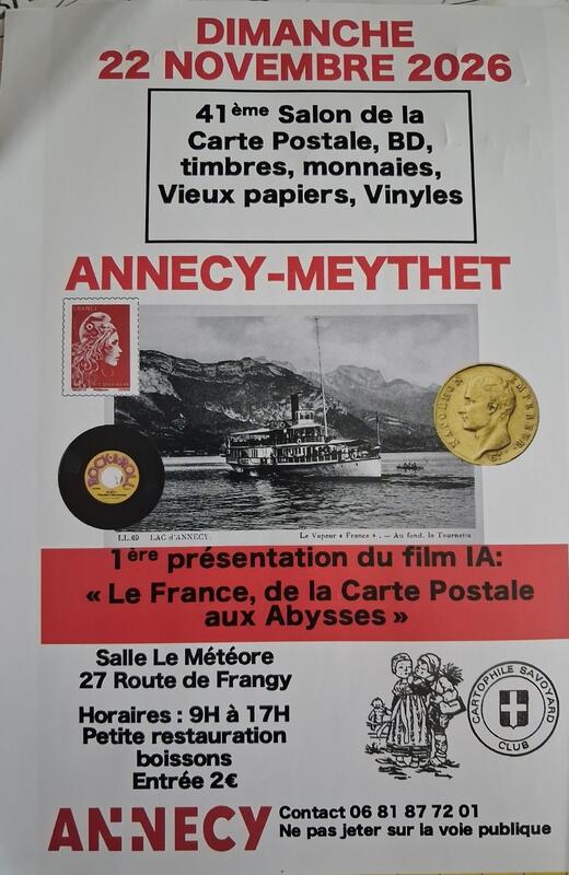 41eme salon de la carte postale et toutes collections