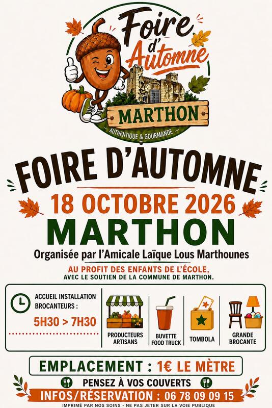 Grande brocante - foire d'automne