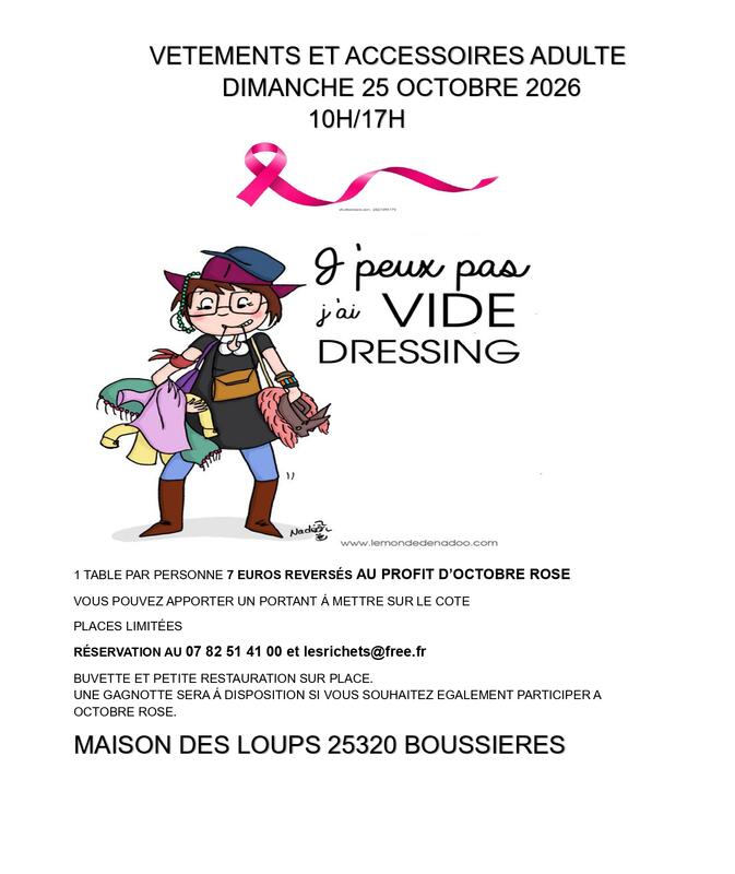Vide dressing adulte