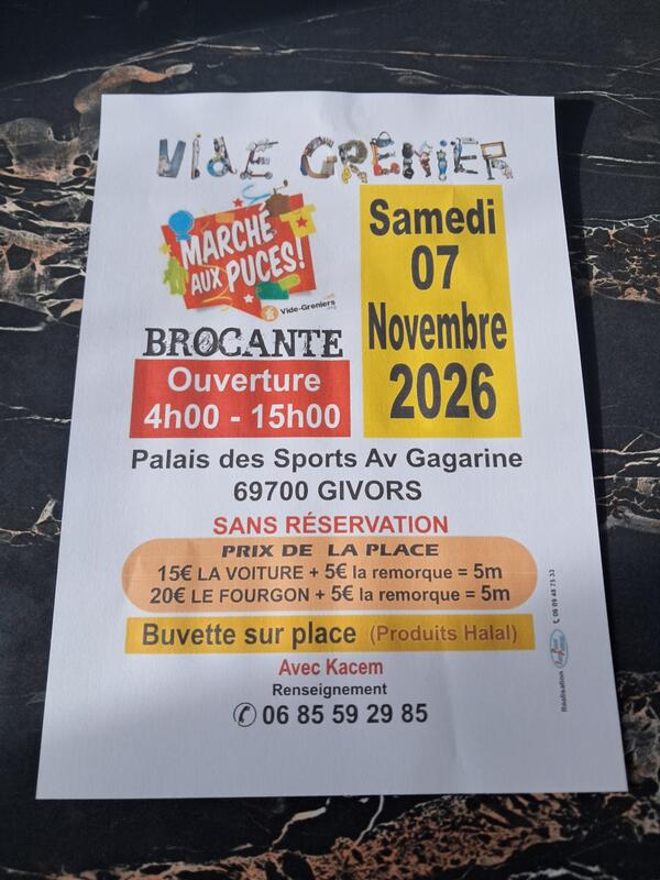 Brocante - vide grenier