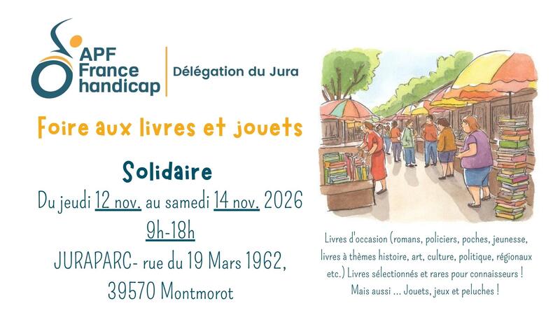 Foire aux livres apf france handicap jura