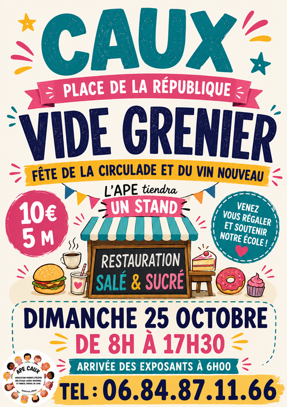 Vide grenier et fête de la circulade et du vin nouveau