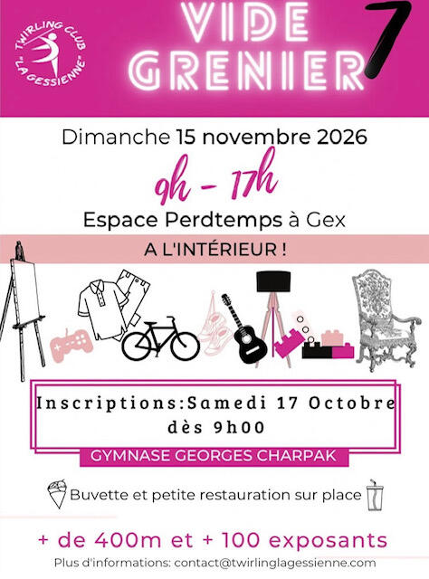 Vide-greniers du twirling-bâton la gessienne