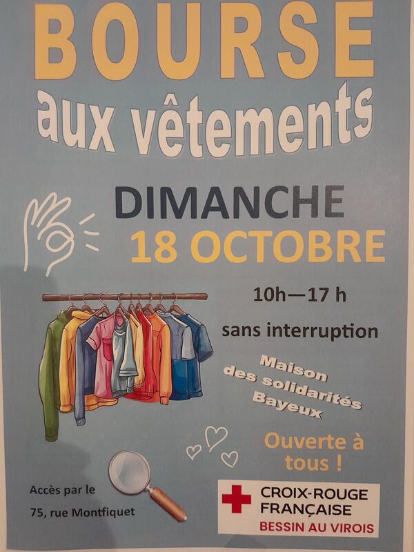 Bourse aux vêtements de la croix rouge