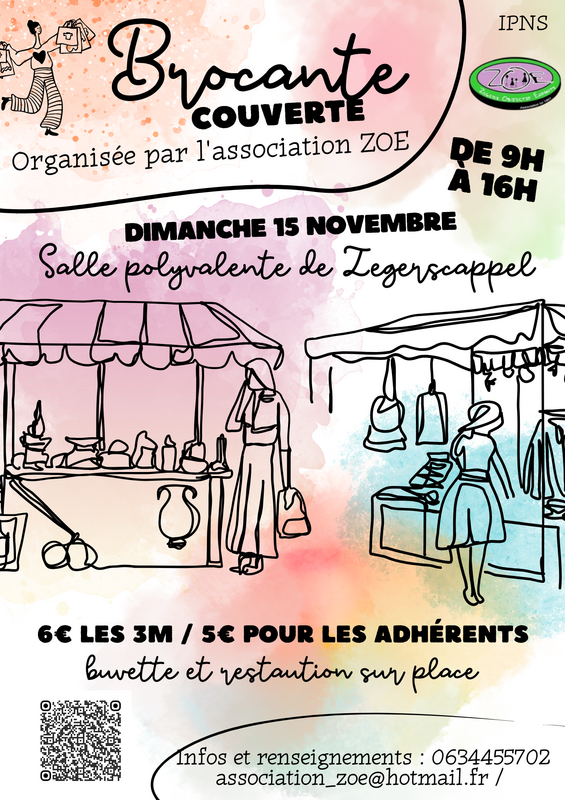 Brocante de l'association zoe