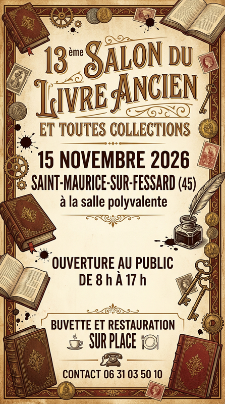 13ème salon du livre ancien et toutes collections