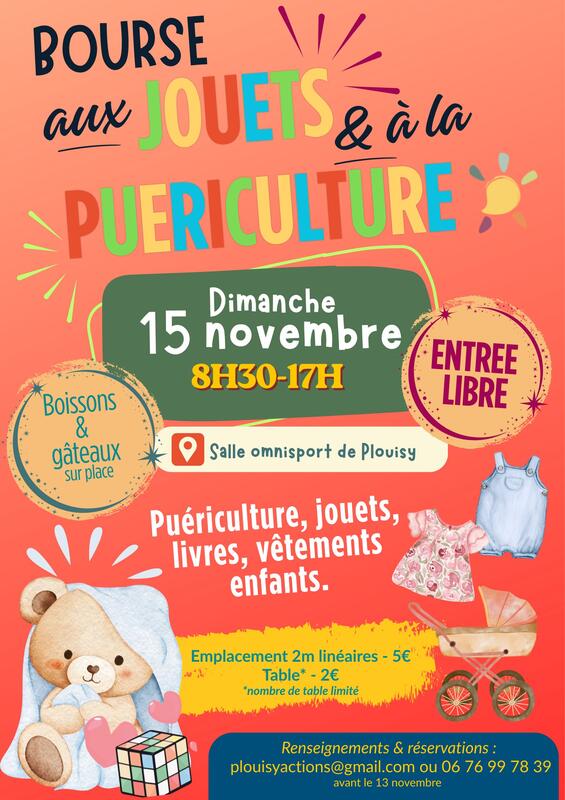 Bourse aux jouets et puériculture