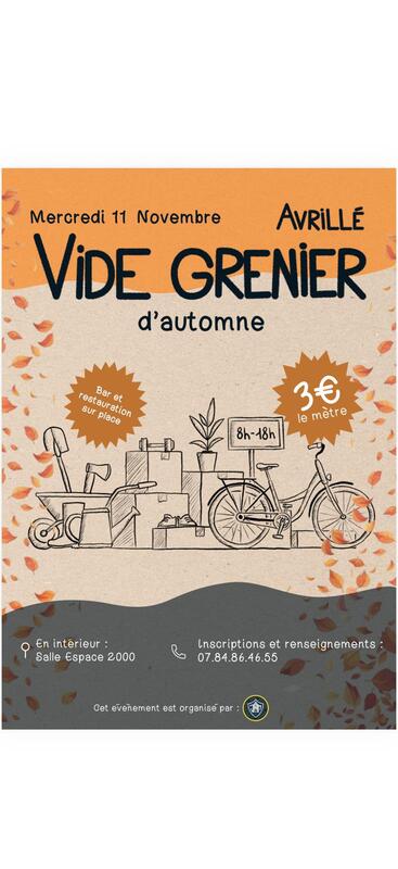 Vide grenier d'automne