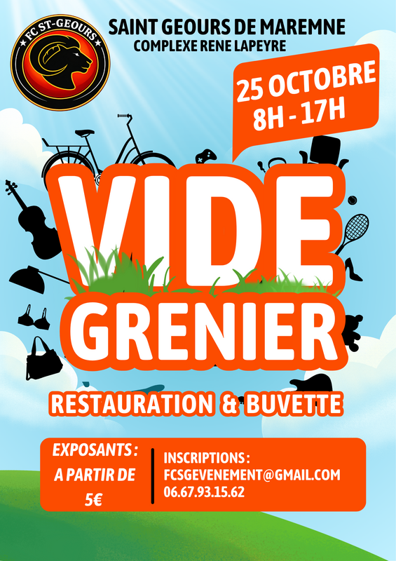 Vide grenier du fcsg