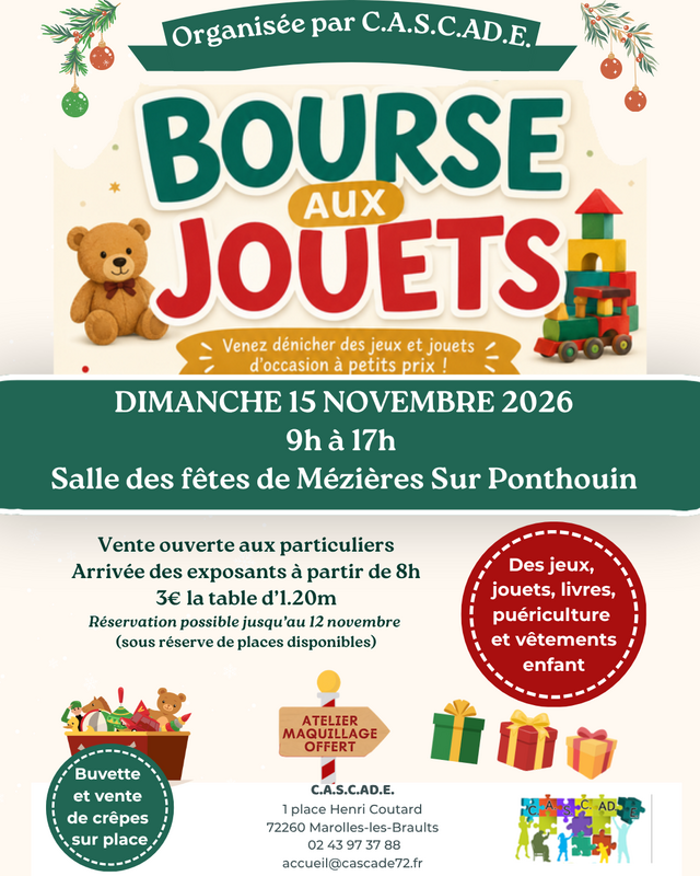 Bourse aux jouets