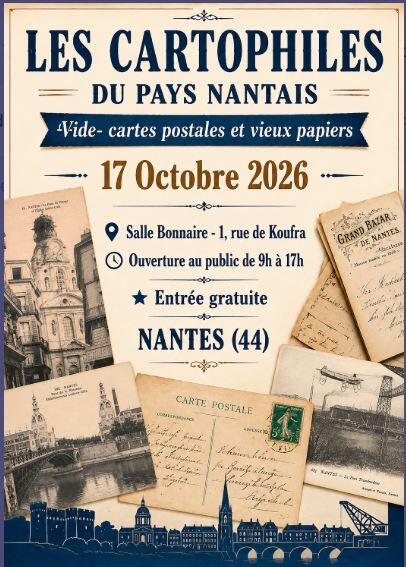 Vide-cartes postales et vieux papiers