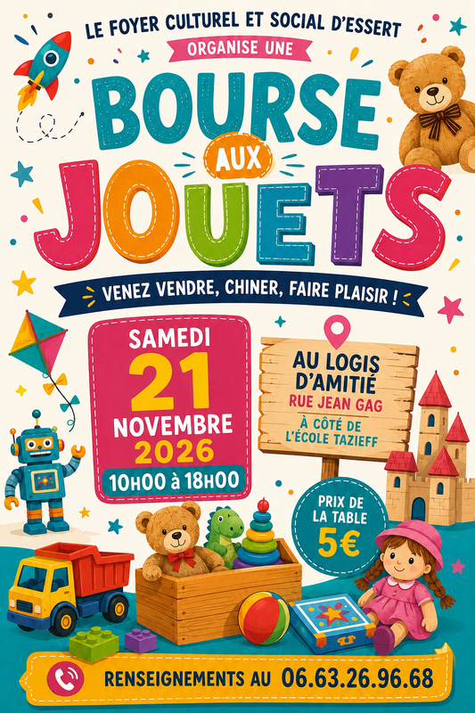 Bourse aux jouets