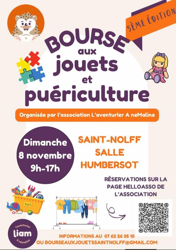 5ème bourse aux jouets et à la puériculture