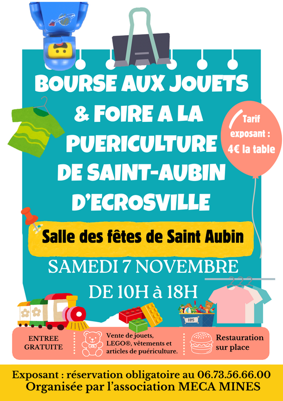 Foire à la puériculture, jouets et lego(r)