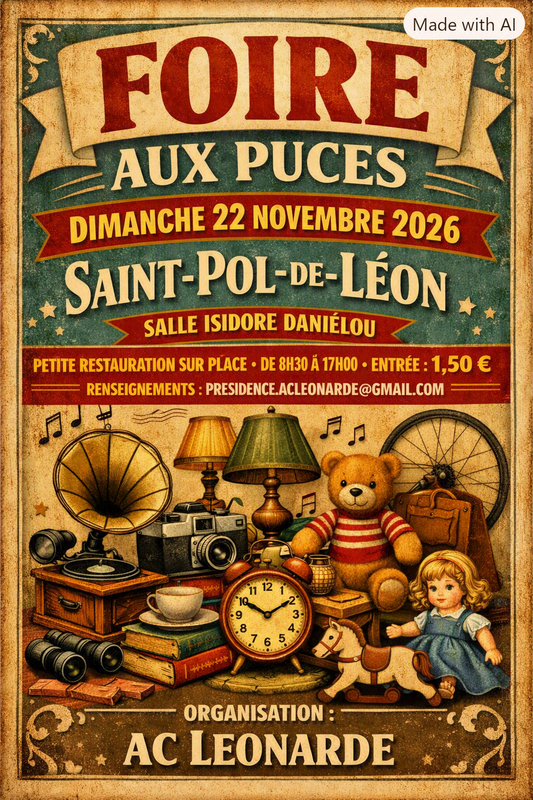 4ème foire aux puces ac leonarde