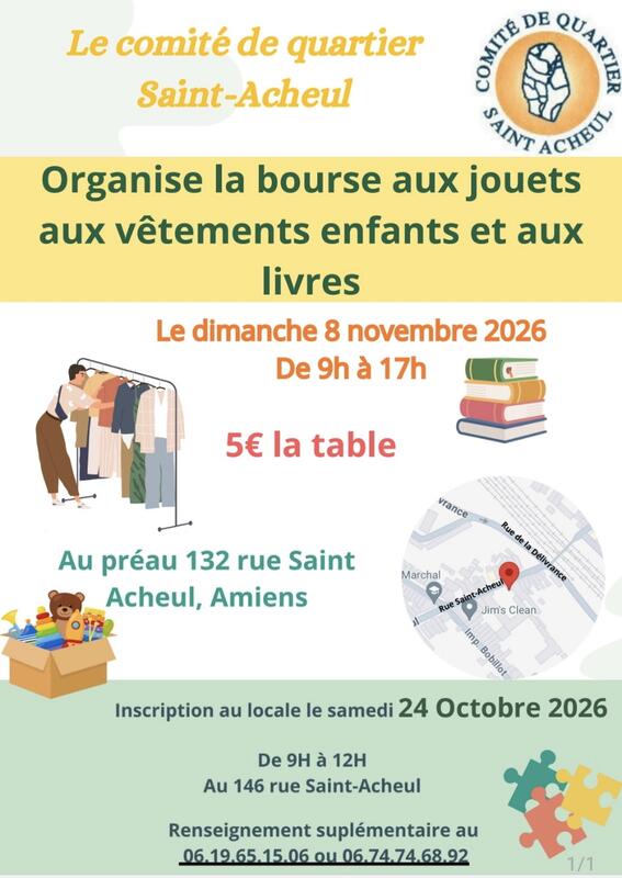 Bourse aux jouets - puériculture
